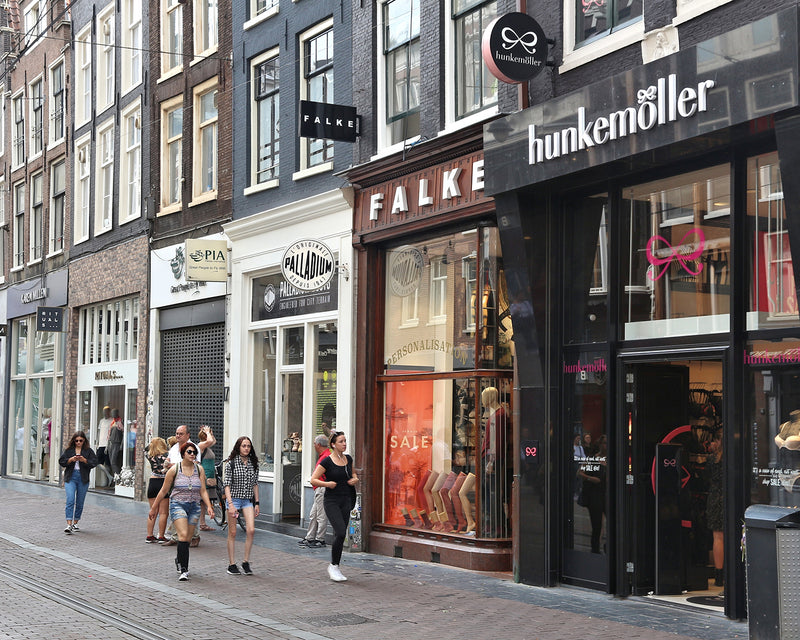 The Kalverstraat and Leidsestraat